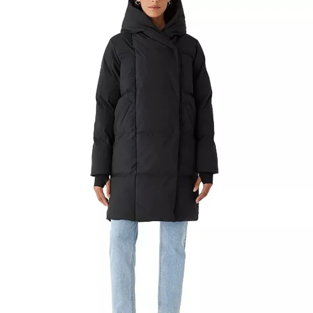 The Hygge Puffer Coat in Black | 48 HR LIMITED OFFER $150 - Picture 1 of 4